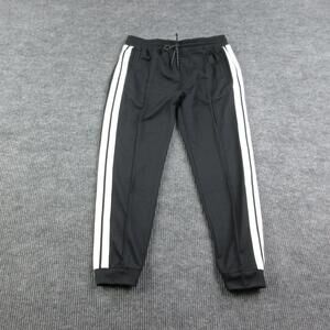Municipal Pants Mens L Black Trackstar Jogger Tapered Drawstring 34x29.5* NWT